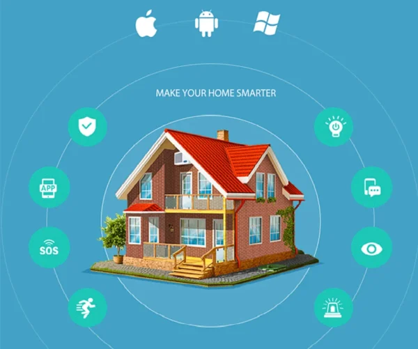 tuya wifi/zigbee door sensor – smart window contact alarm | alexa & google compatible | home security system